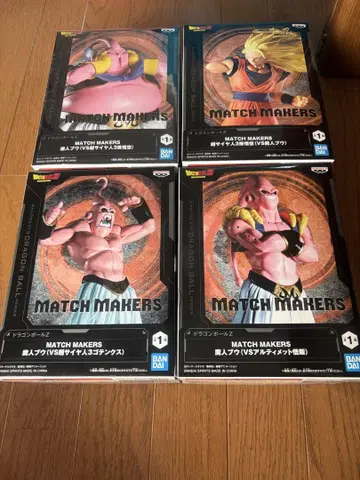 드래곤볼 MATCH MAKERS 마인 부우 편 피규어 4종 세트