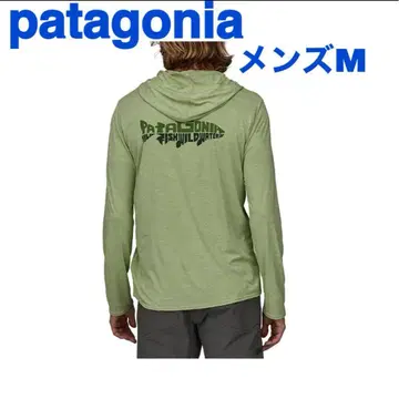 남성용 M patagonia 파타고니아 캐플린 쿨 후디 롱T