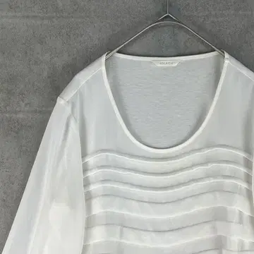 AMACA 아마카 삼양상회 디자인 쉬폰 티셔츠 얇은 소재 심플