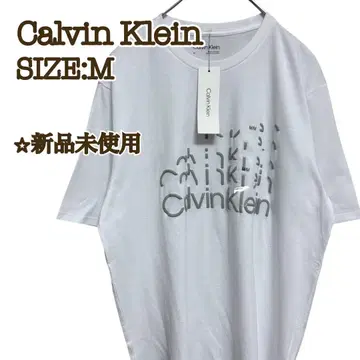 [새상품] Calvin Klein 캘빈클라인 티셔츠 스킵 로고 M
