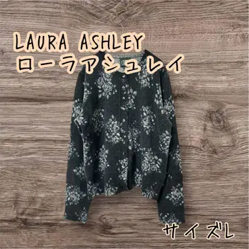 LAURA ASHLEY 로라 애슐리 꽃무늬 양모 가디건 L