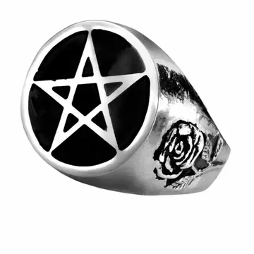 Alchemy Gothic: Roseus Pentagram Ring'Q'