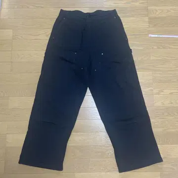 BEAMS 25SS 더블니 스웨트 팬츠 블랙 M