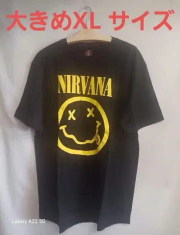 밴딩 티셔츠 NIRVANA 닐바나 스마일 XL 사이즈