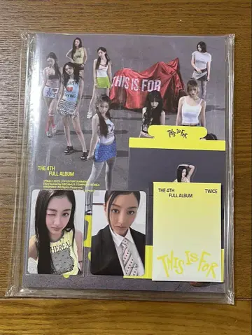TWICE THIS IS FOR 앨범 지효 세트