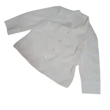 고품질 LAPINE ROUGE (XL) 쇼와 레트로 자켓 시스루 화이트