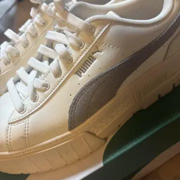 최종 가격 인하 PUMA 우먼 mayze OW 24cm 화이트 그레이