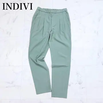 INDIVI 인디비 이지 팬츠 허리밴딩 36