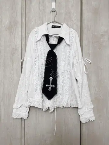 DimMoire 딤모어 Gothic 학원 블라우스/White