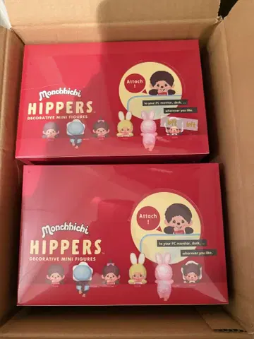 HIPPERS Monchhichi 히퍼스 몬치치 모듬 2BOX