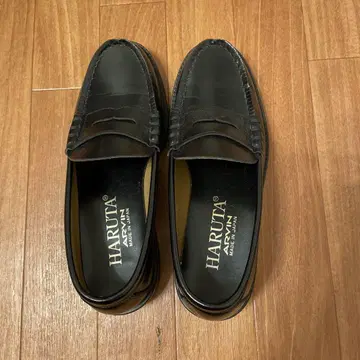 HARUTA 블랙 로퍼