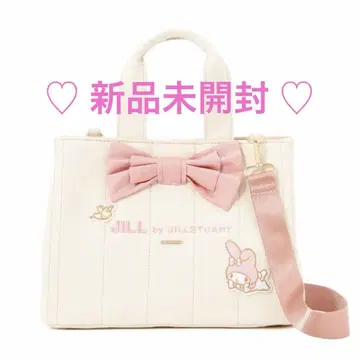 JILL BY JILLSTUART 마이멜로디 x 리본 스티치 토트백