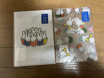 새상품 미피 70주년 기념 클리어 파일 세트