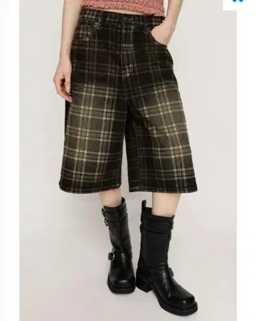 SLY BLEACH CHECK M/팬츠