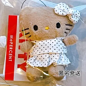 로리즈팜 Me% 헬로키티 토이 키 5 일광화상 도트 화이트