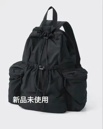 미사용 새상품 gu 소프트 나일론 드로우 스트링 백팩