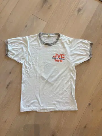 JVC 비디오 오디오 테이프 티셔츠 빈티지 구제 Y2K