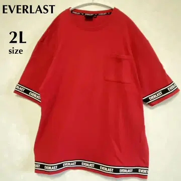 EVERLAST 에버라스트 2L 새상품급 레드 티셔츠