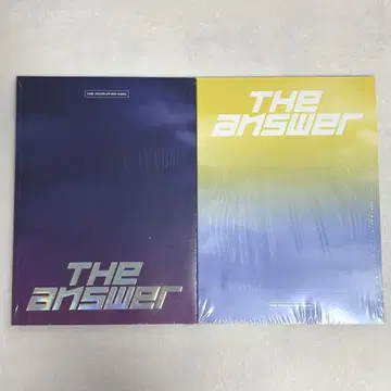 박지훈 The Answer 앨범 미개봉