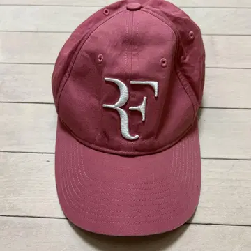 유니클로 RF 로고 핑크 캡 로저 페더러 유니클로