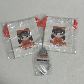 FRUITS ZIPPER 진제이 스즈카 캡슐 가챠 미니 복조리