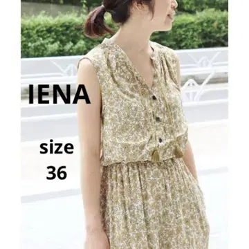 IENA IPEKER 올인원 플라워 프린트 꽃무늬 슬리브리스