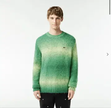 LACOSTE 그린 그라데이션 니트 S