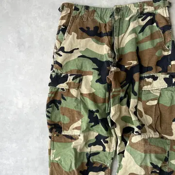 13666 USED ARMY 밀리터리 팬츠 카고 팬츠 덕 패턴
