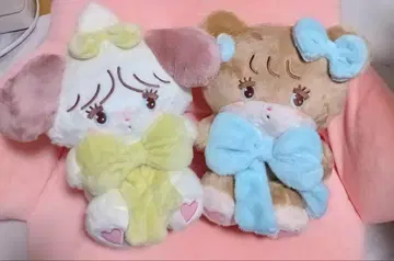 mikko characters 안아주는 리본 봉제 인형 2세트