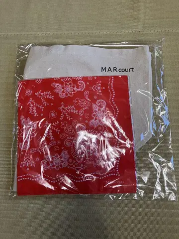 (미사용 새상품) MAR 코트 면 토트백 (반다나 포함)