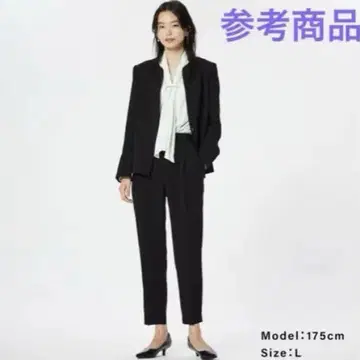 블랙 싱글 버튼 비즈니스 자켓 M 블랙 검정 PLST