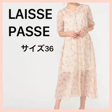 [레스 빠세] 캐주얼 드레스 섀도우 플라워 프린트 원피스