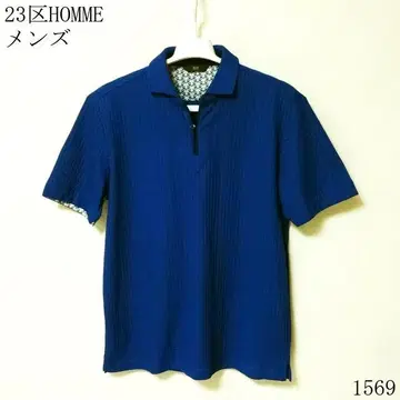 23구 HOMME 파랑 피케 셔츠 L