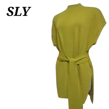 미사용품 택 포함 슬라이 워셔블 허리 벨트 튜닉
