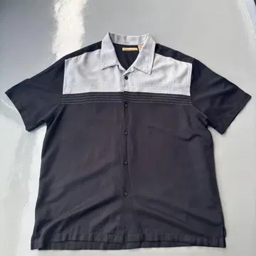 Havanera 오픈 카라 셔츠 레이온 로카빌리 레이온 90s