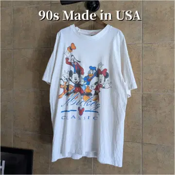 90년대 USA 미키 디즈니 티셔츠 싱글 스티치