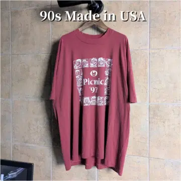 90년대 USA 제작 Picnic 97 T셔츠 싱글 스티치
