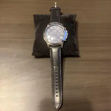 Fossil 파슬 손목시계 FS4990 블랙/실버 SS/가죽 남성용