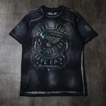 USA제 AFFLICTION 아플릭션 티셔츠 Y2K XL