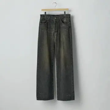 25AW ssstein 플레어 데님 진 블랙 S