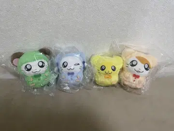 방가방가 햄토리 봉제 인형 ~다 함께 파자마 파티다!~ 4개 세트