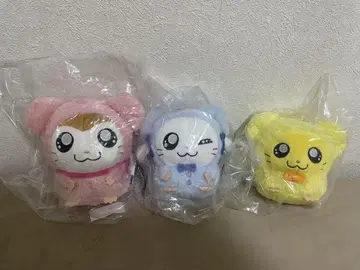 방가방가 햄토리 봉제 인형 ~모두 함께 파자마 파티다!~ 3개 세트
