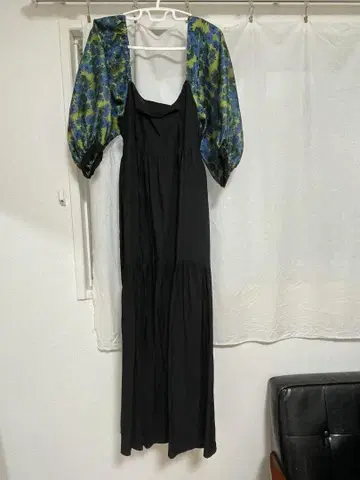 Sahara 사하라 JacquardSleeve 티어드 드레스