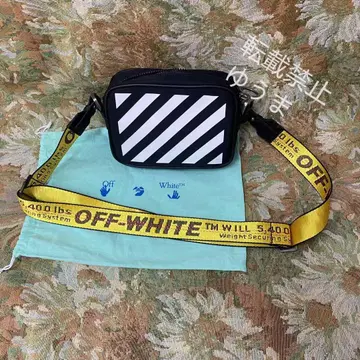 OFF-WHITE 숄더백 / 옐로우 컬러 숄더 스트랩 / 남녀 공용
