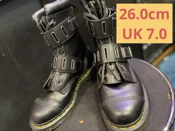 [새상품급] Dr. Martens 버클 블랙 부츠