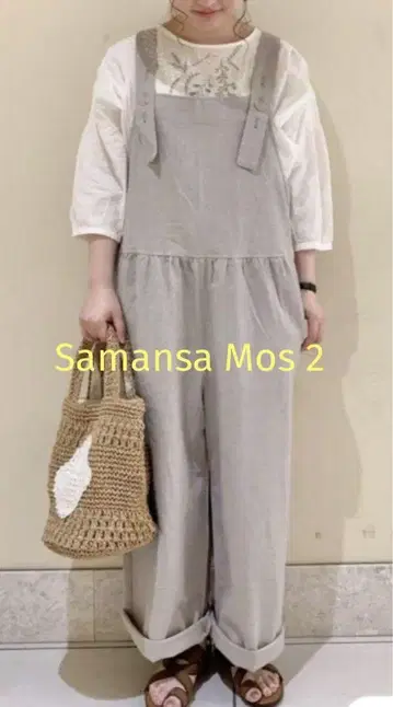 [새상품급] 사만사 모스모스 SM2 면 린넨 살로펫