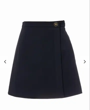 RIU Satin twill mini skirt 네이비 S