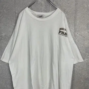 90년대 양면 프린트 티셔츠 반팔 구제 의류 2XL 정도