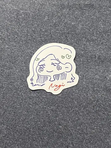노기자카46 NOGI CAFE 2025 스티커 이노우에 카즈