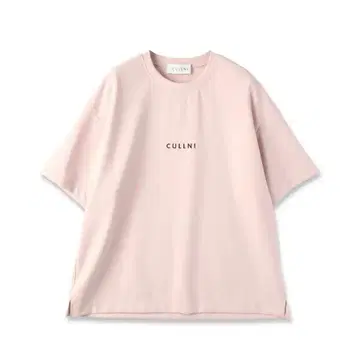 25SS Cullni 자수 로고 티셔츠 2 베이지